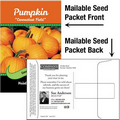 Pumpkin Seeds / Mailable Seed Packet - Custom Printed Back